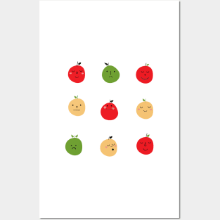 Mixed feelings apples Posters and Art